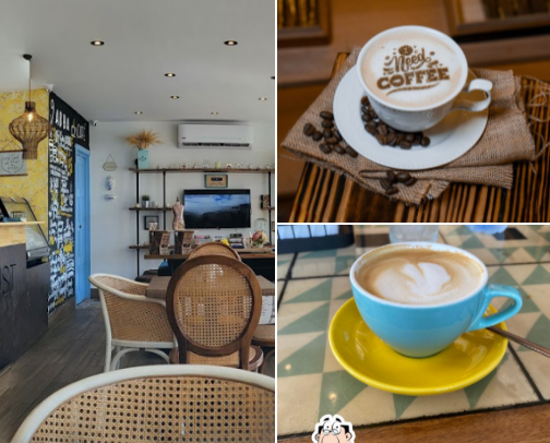 Lugares para tomar café y crear contenido cover photo collage