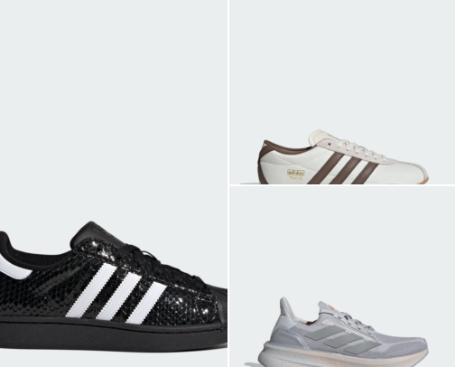 Adidas🩷 i live this sneakers cover photo collage