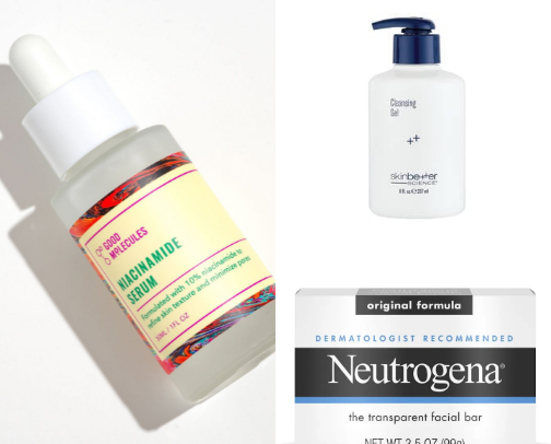 Skincare cover photo collage