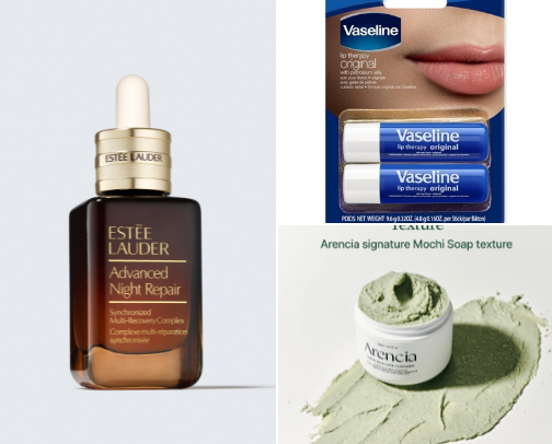 Night time routine for dry skin cover photo collage
