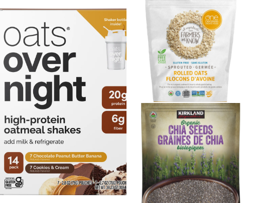 Health food cover photo collage