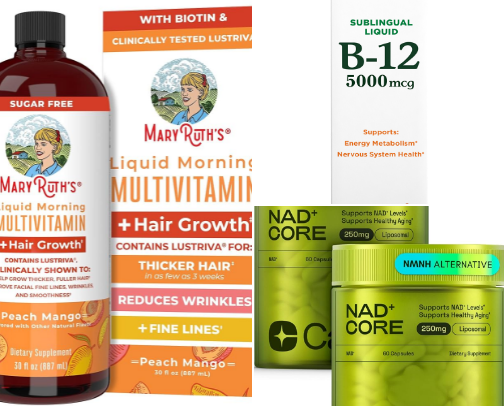 Daily vitamins cover photo collage