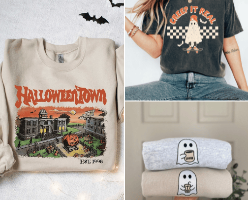 halloweeeeen clothing cover photo collage