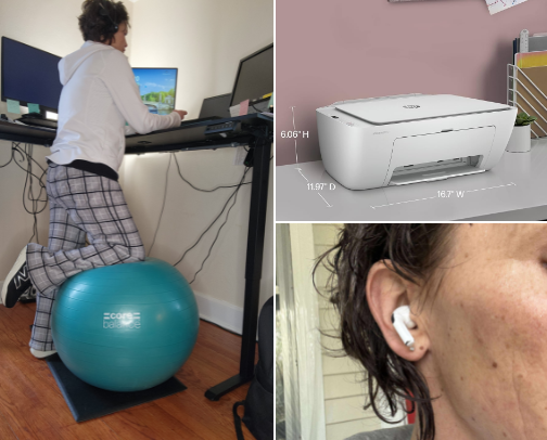 Desk Essentials, WFH Deals & Steals🙂 cover photo collage