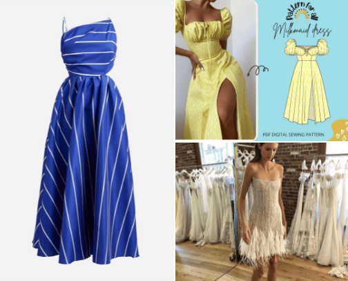 dresses to impress cover photo collage