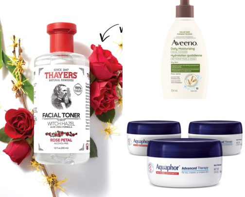 Gentle Skincare Essentials ,Loved by Dermatologists cover photo collage