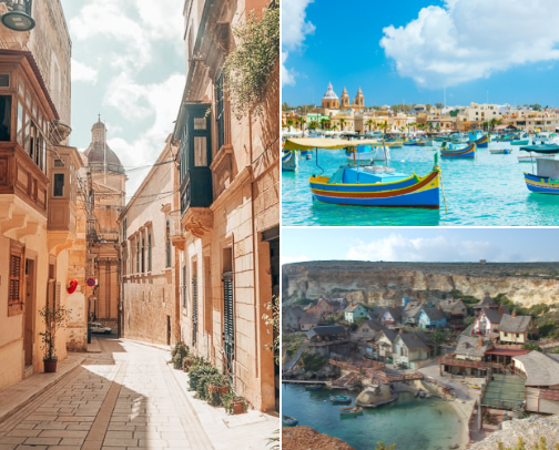 THINGS TO DO IN MALTA cover photo collage