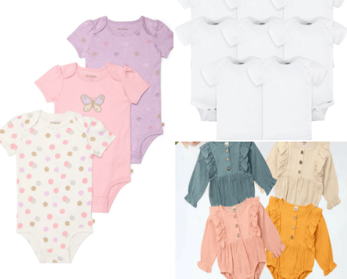 Baby and maternity essentials cover photo collage