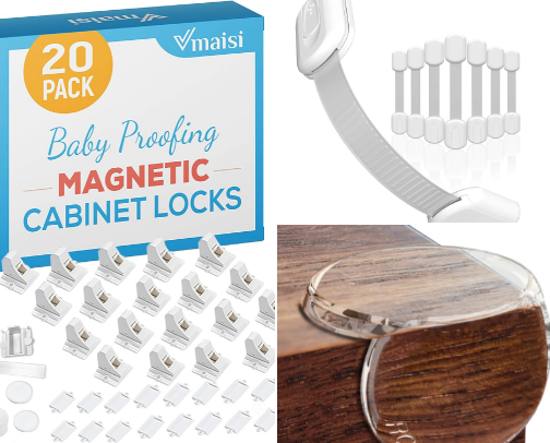 Essential baby and toddler proofing/ safety products for the home cover photo collage