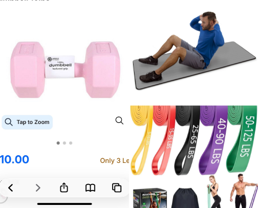 Fitness equipment cover photo collage