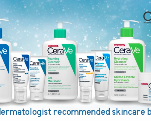 Skin care cover photo collage