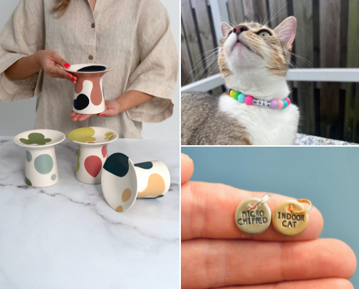 Cat items with personality 🐈🐈‍⬛ cover photo collage