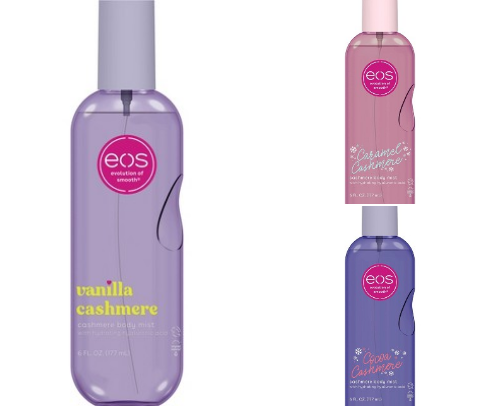 Eos Holiday Body Mist Sprays cover photo collage