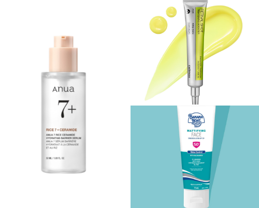 GLASS SKIN EVERYDAY PRODUCT LIST! Scientifically accurate
•	Fragrance‑free
•	Acne‑prone‑safe
•	Barrier‑supportive
•	Glow‑focused cover photo collage