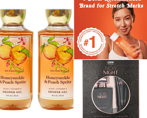 Body lotion cover photo collage