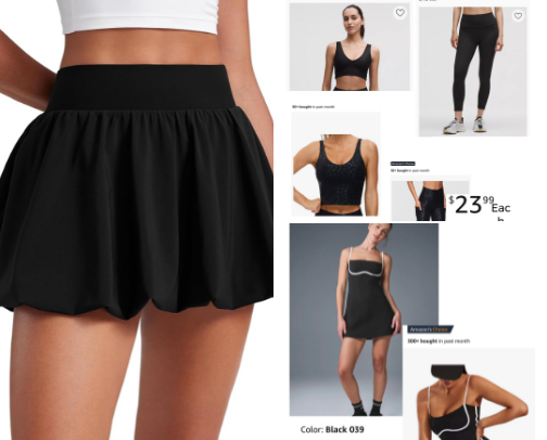 Look elevated working out with my designer inspired finds cover photo collage