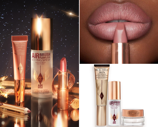 Charlotte Tilbury cover photo collage