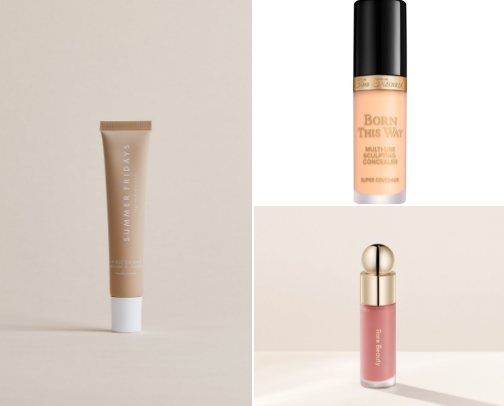 My favorite makeup bag products! cover photo collage