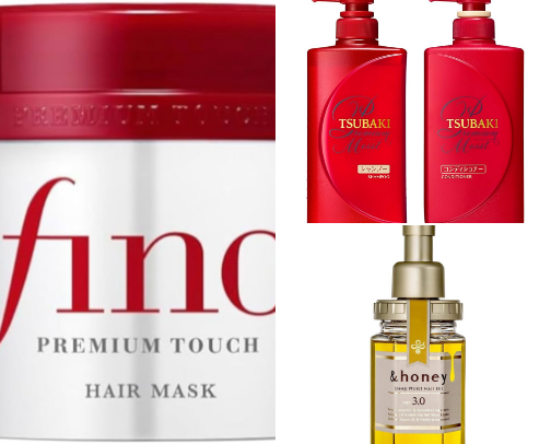 TOP japanese hair care products cover photo collage