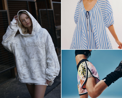 Clothing cover photo collage
