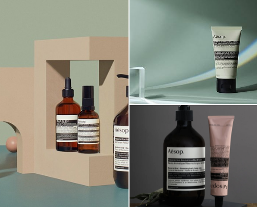 Aesop Favorites: Luxury Skincare, Home & Body Essentials/Aesop online cover photo collage