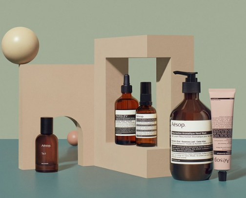 Aesop Favorites: Luxury Skincare, Home & Body Essentials/Aesop online cover photo collage