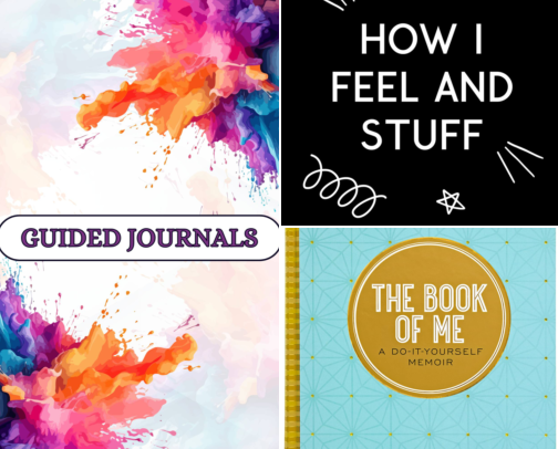 Get Obsessed w/ Guided Journals! cover photo collage
