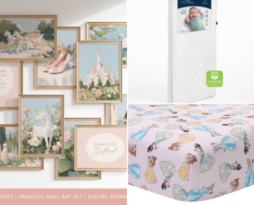 Royal Nursery for a Future Princess cover photo collage