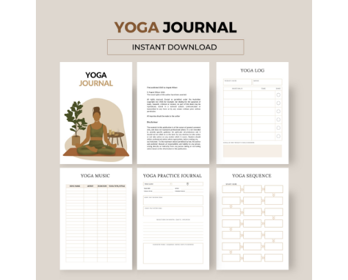 Yoga & Pilates Essentials including a Yoga Journal cover photo collage