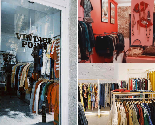 Thrift and Thrive in Madrid cover photo collage