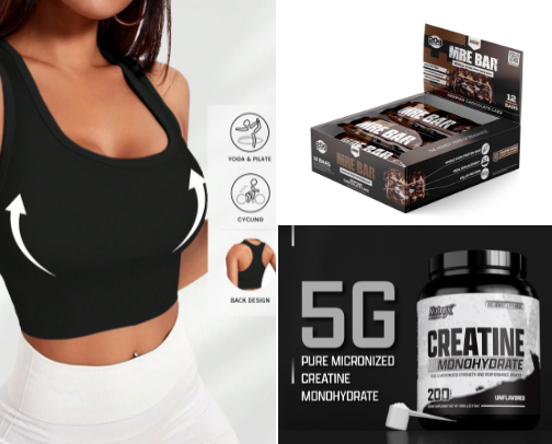 My workout essentials! 🏋 cover photo collage