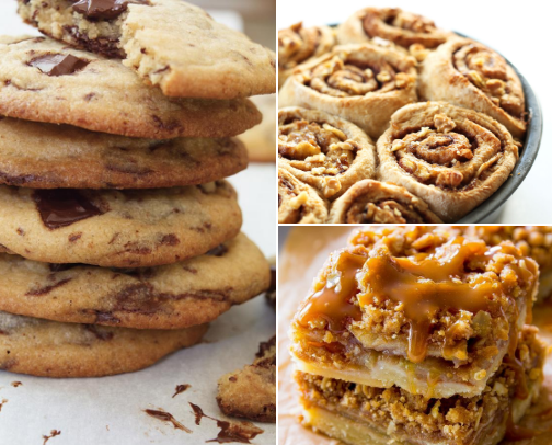 Delicious desserts🍪 cover photo collage