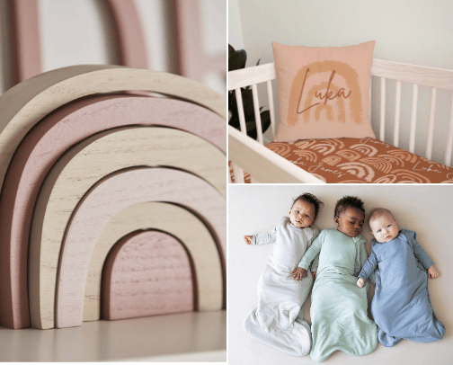 baby's nursery cover photo collage