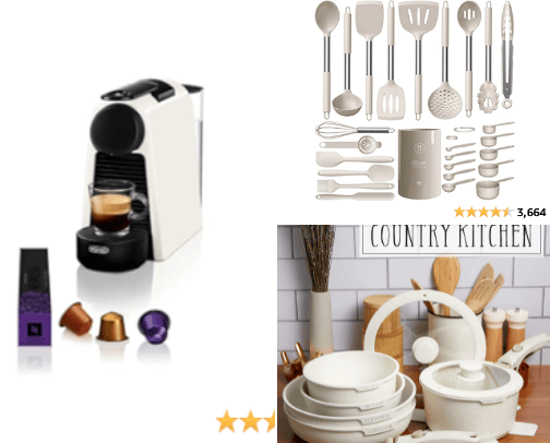 Kitchen Essentials. cover photo collage
