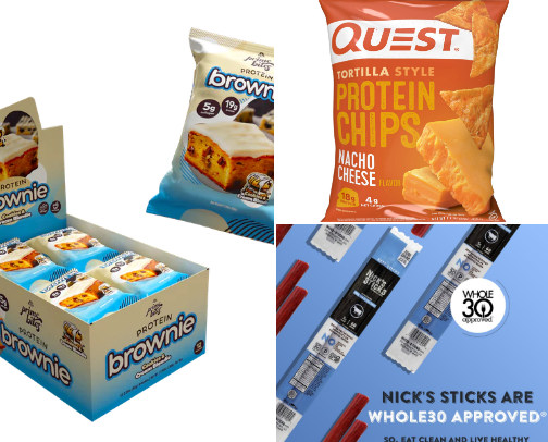 Protein Faves cover photo collage