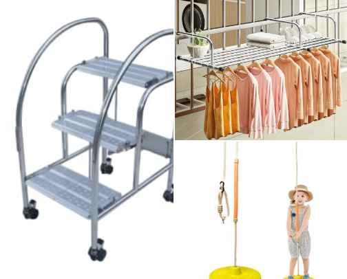 folding step ladder cover photo collage