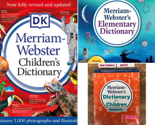 Download - Merriam-Webster Children's Dictionary, New Edition: Features 3,000 Photographs and Illustrations learning companions cover photo collage