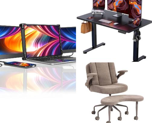 Work-from-Home Setup That Tricked Me Into Loving Mondays cover photo collage