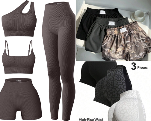 ACTIVE WEAR WADROBE MUST HAVE cover photo collage