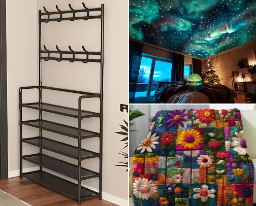 Miscellaneous household items cover photo collage