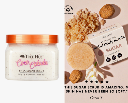 Best Sugar Body Scrubs For Soft Skin💕🛁 cover photo collage