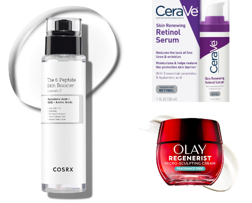 Best Anti-Aging Skincare Routine: Cleanser, Serum & SPF cover photo collage