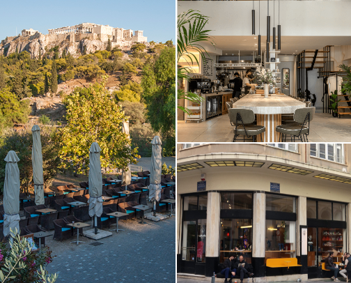Athens by brunch cover photo collage