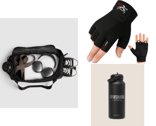 The 2026 Aesthetic Gym Essentials (Creator Mode) 🎒🎥 cover photo collage