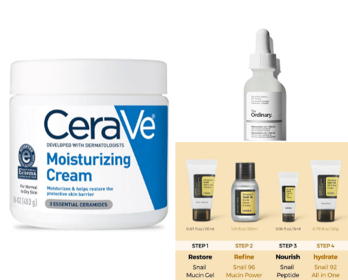 Budget skincare product that will actually work❤️ cover photo collage