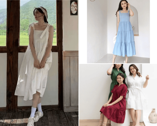Dress cover photo collage