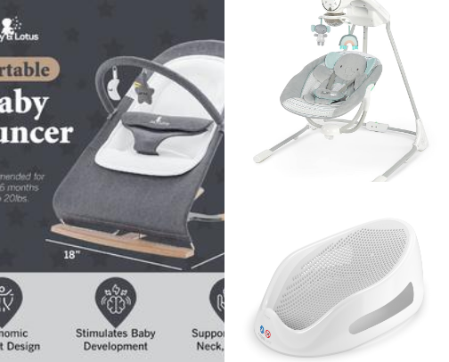 Baby gear i swear by 👶🏼🙌🏻 cover photo collage