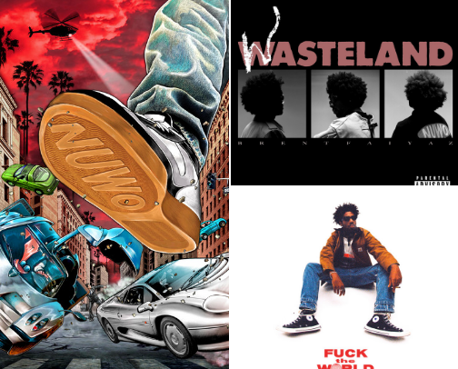 Top-Tier Brent Faiyaz songs cover photo collage