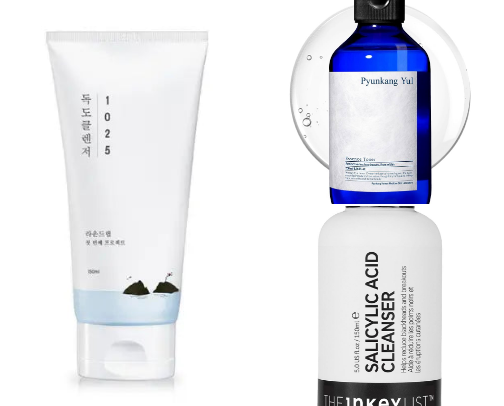 my current skincare routine for sensitive skin cover photo collage