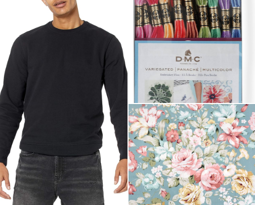 Reverse Applique Sweatshirt Supply List cover photo collage